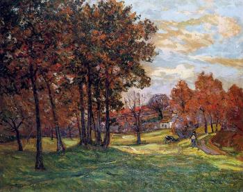馬尅西姆 莫福拉 Autumn Landscape at Goulazon, Finistere